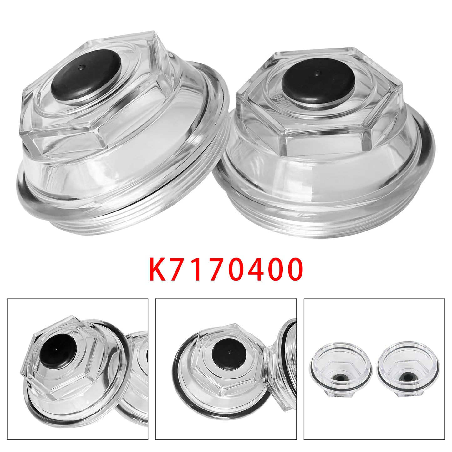 2009-07+ drum number 8-415 K71-704-00 2PCS Oil Bath Dust Caps