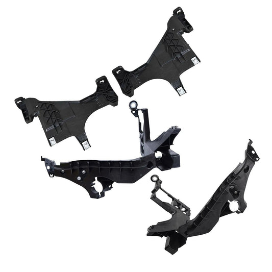 2014-2016 Audi A4 S4 2013 4PCS Front Headlight Mount Support Plate Bracket