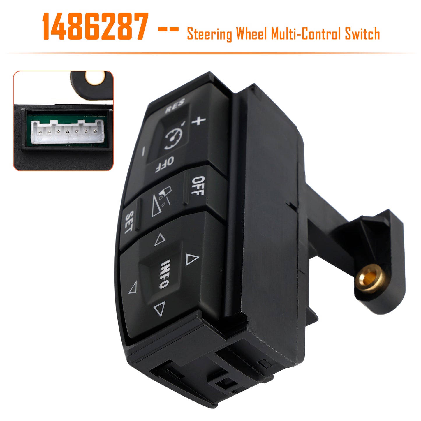 Scania P G R T Series Lower 1486287 Steering Wheel Multi-Control Switch Adaptive