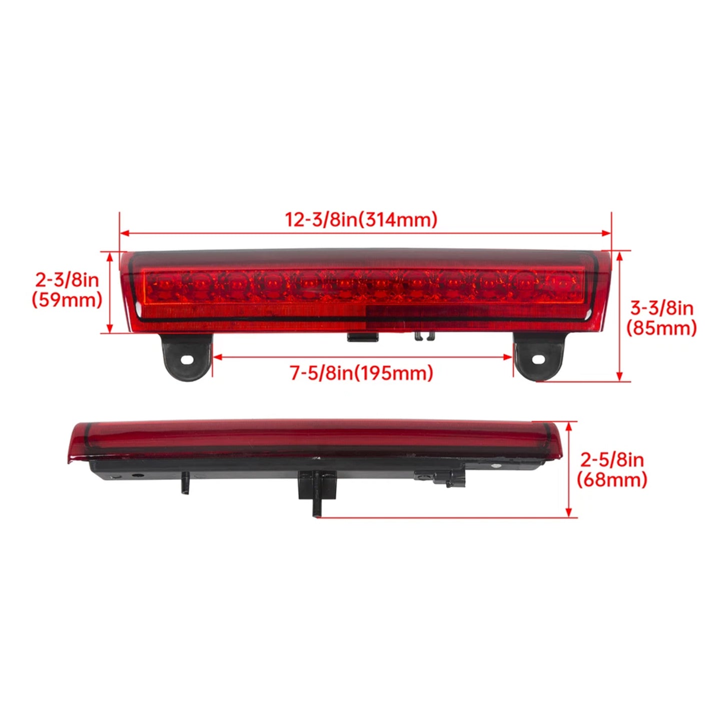 2000-2006 Chevy Tahoe Suburban Rear LED 3rd Third Brake Light Lamp