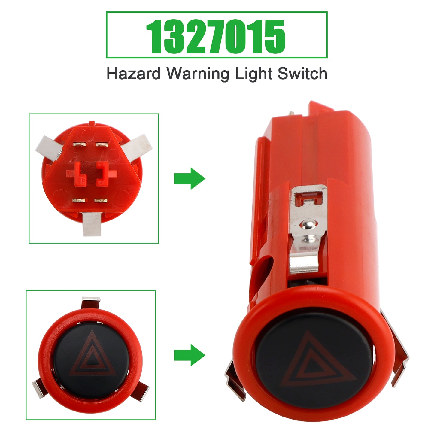 Scania 4 Series 1327015 Z4Y46634 Hazard Warning Light Switch