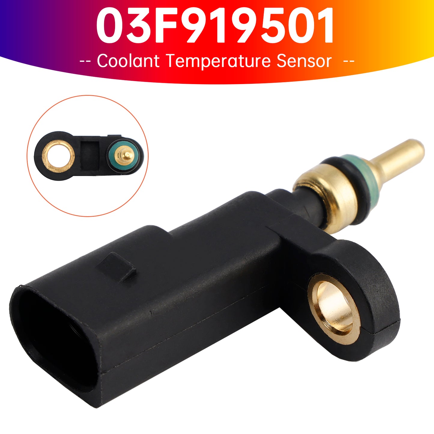 2015-2020 VW Golf Sportsvan AM1 AN1 03F919501 Coolant Temperature Sensor