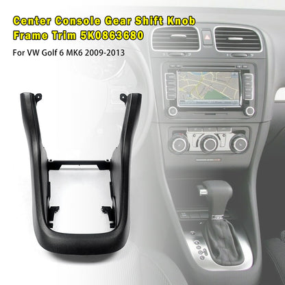 2009-2013 VW Volkswagen Golf 6 MK6 5K0863680 Center Console Gear Shift Knob Frame Trim