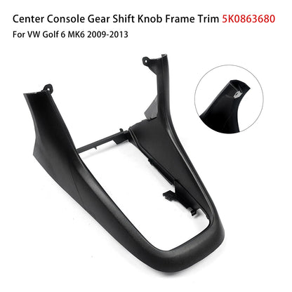 2009-2013 VW Volkswagen Golf 6 MK6 5K0863680 Center Console Gear Shift Knob Frame Trim