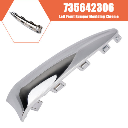 2015.08-2020 Fiat 500 Lounge 735642306 Front Bumper Moulding Chrome