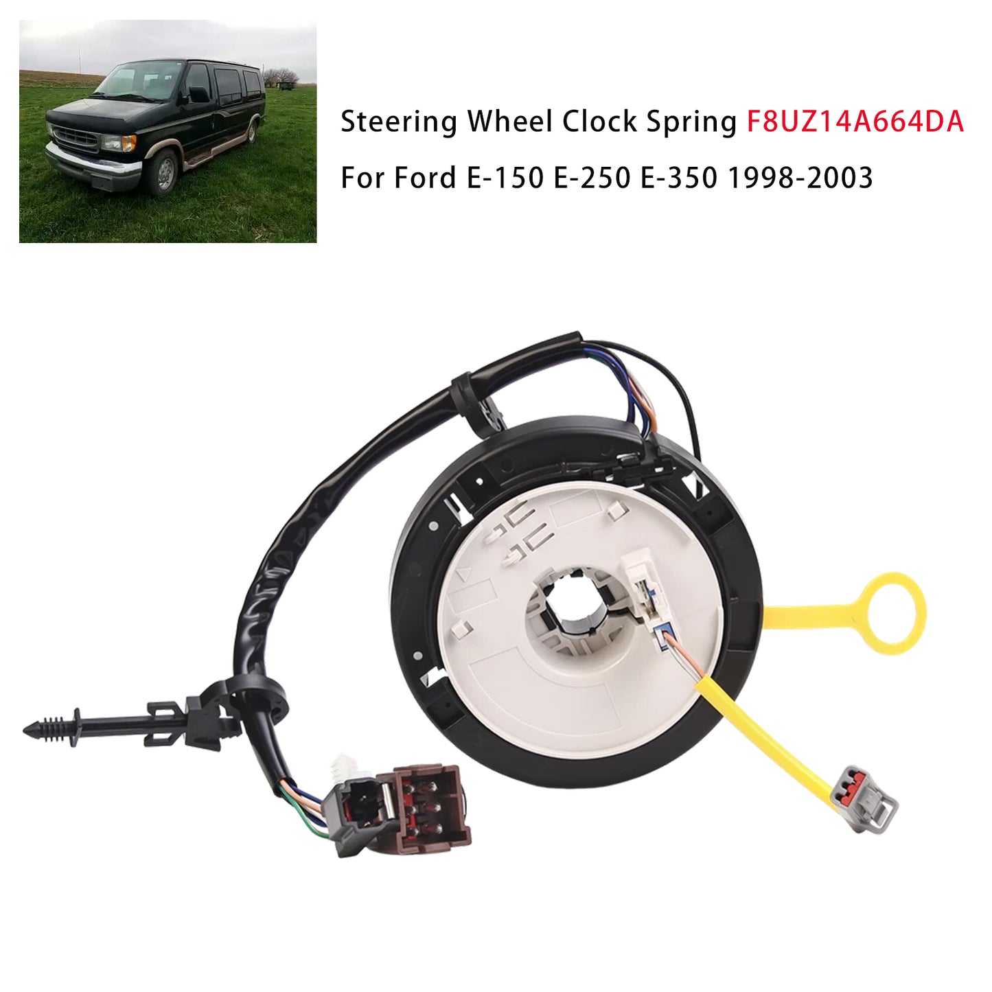 1998-2003 Ford E-150 F8UZ-14A664-DA Steering Wheel Clock Spring