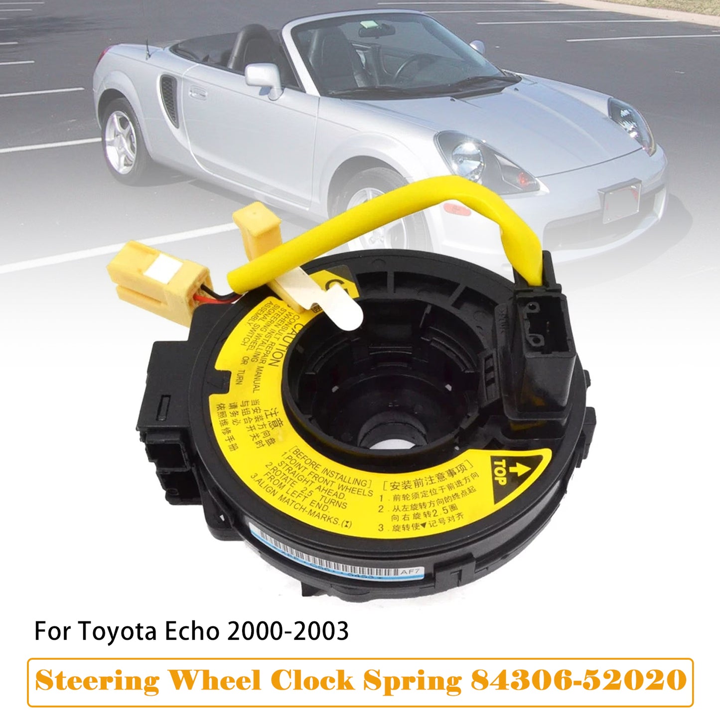 2000-2003 TOYOTA ECHO 84306-52020 Steering Wheel Clock Spring