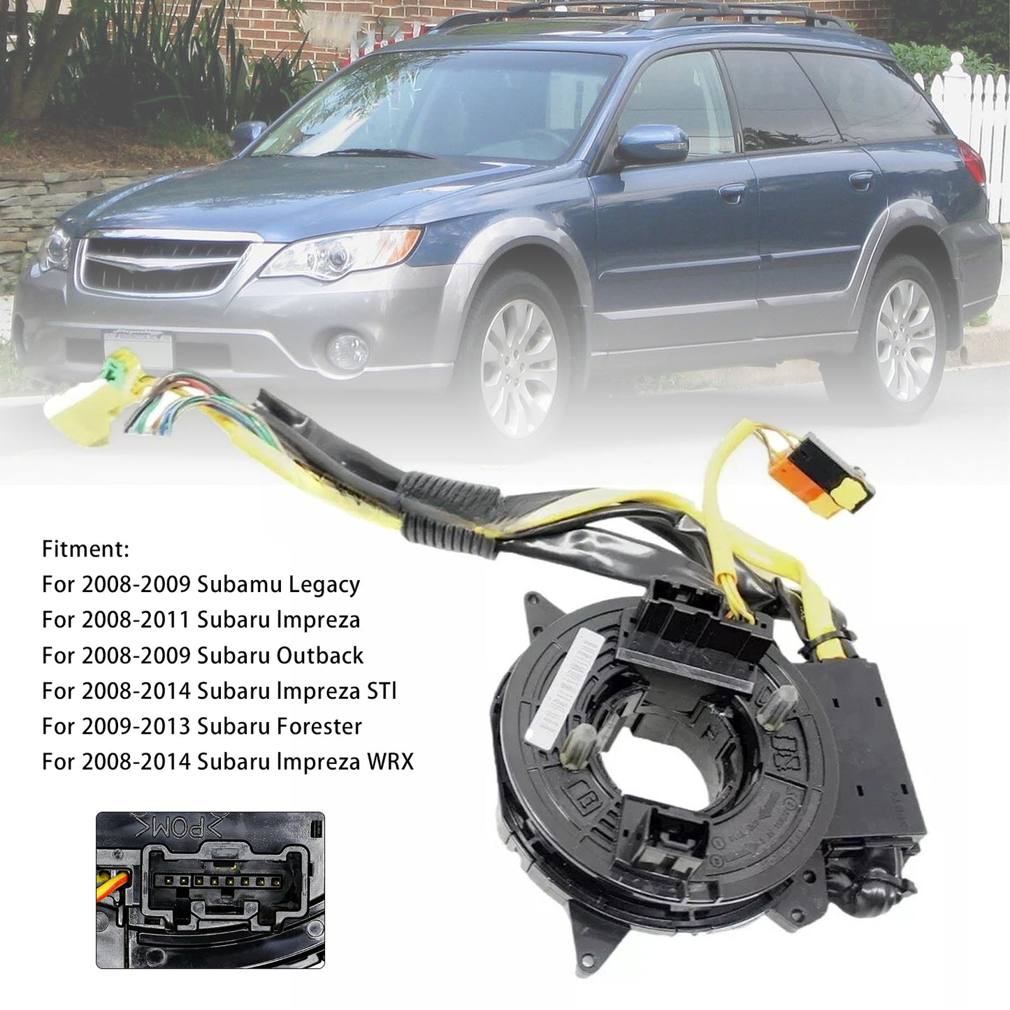 2008-2009 Subaru Legacy 27549AG010 Steering Wheel Clock Spring