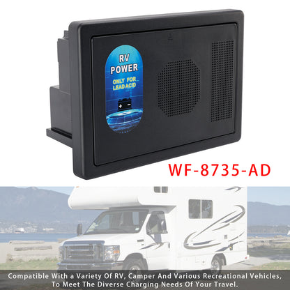 RV Camper And Various Recreational Vehicles WF-8735-AD RV Converter Charger 30 Amp Power Center Support Auto Detect 35 Amp DC Output wf-8735 Battery Charger