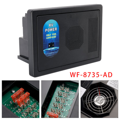 RV Camper And Various Recreational Vehicles WF-8735-AD RV Converter Charger 30 Amp Power Center Support Auto Detect 35 Amp DC Output wf-8735 Battery Charger