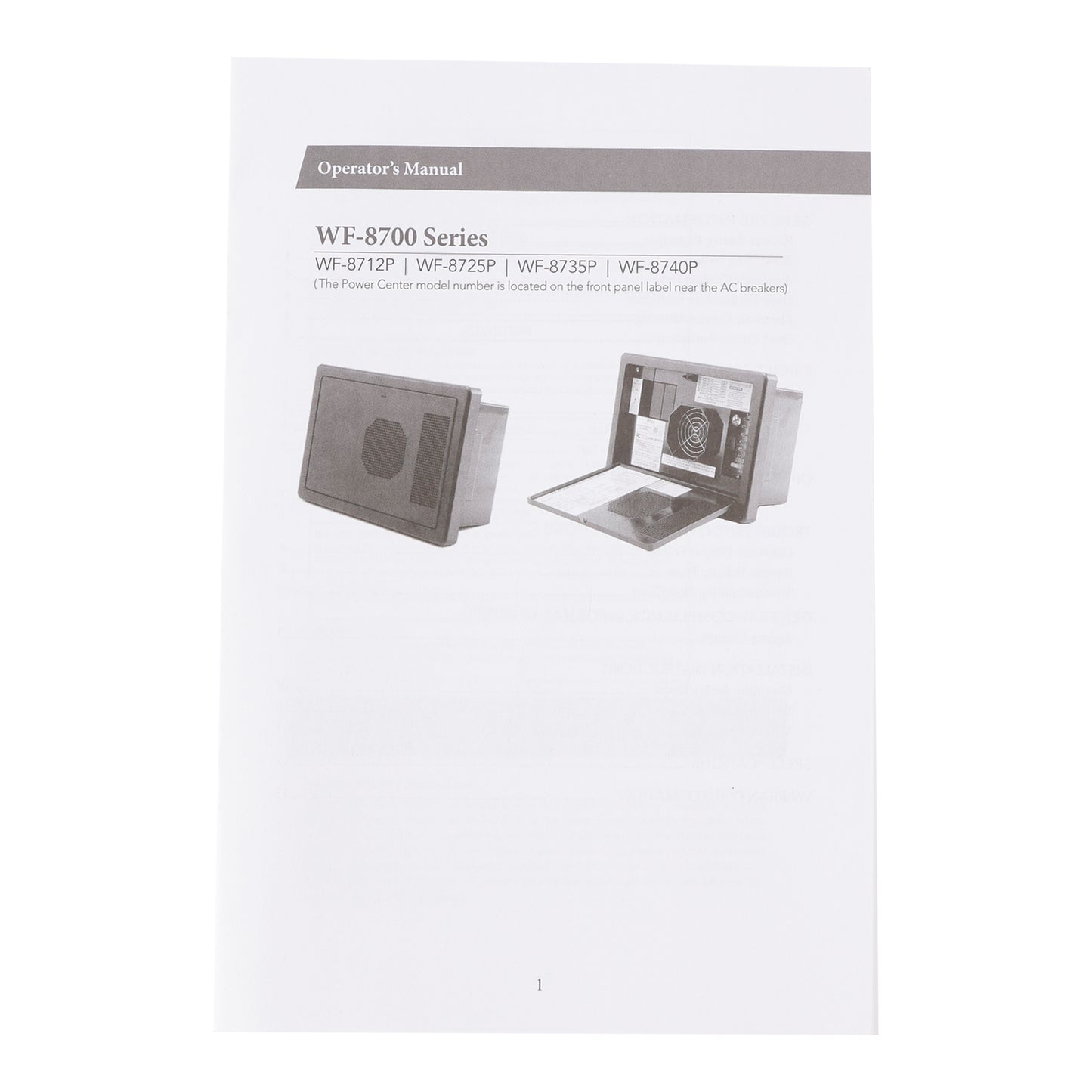 RV Camper And Various Recreational Vehicles WF-8735-AD RV Converter Charger 30 Amp Power Center Support Auto Detect 35 Amp DC Output wf-8735 Battery Charger