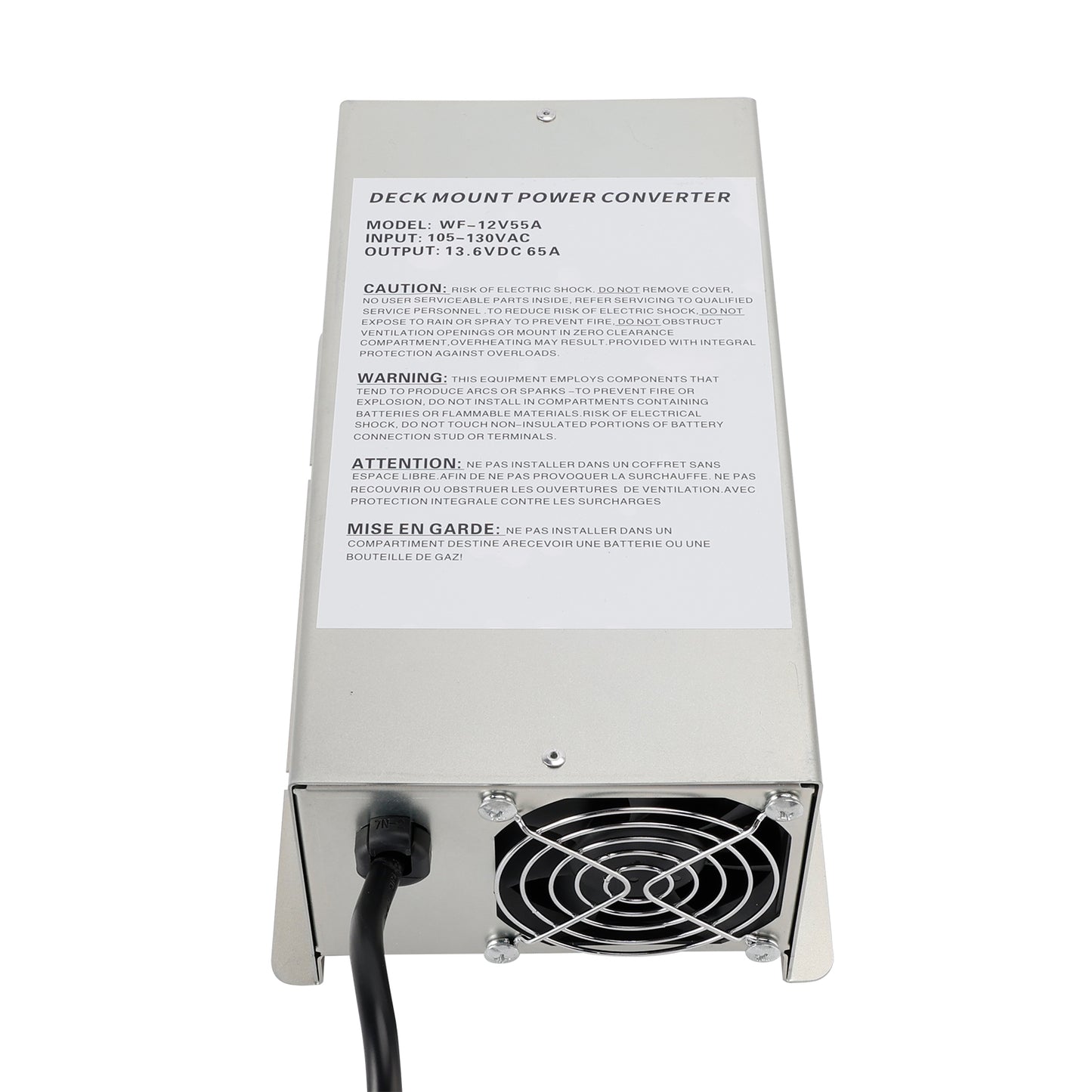 RV Trailer Camper WF-9865-MBA 65 Amp WF-9865 Power Converter ChargerOutput wf-8735 Battery Charger