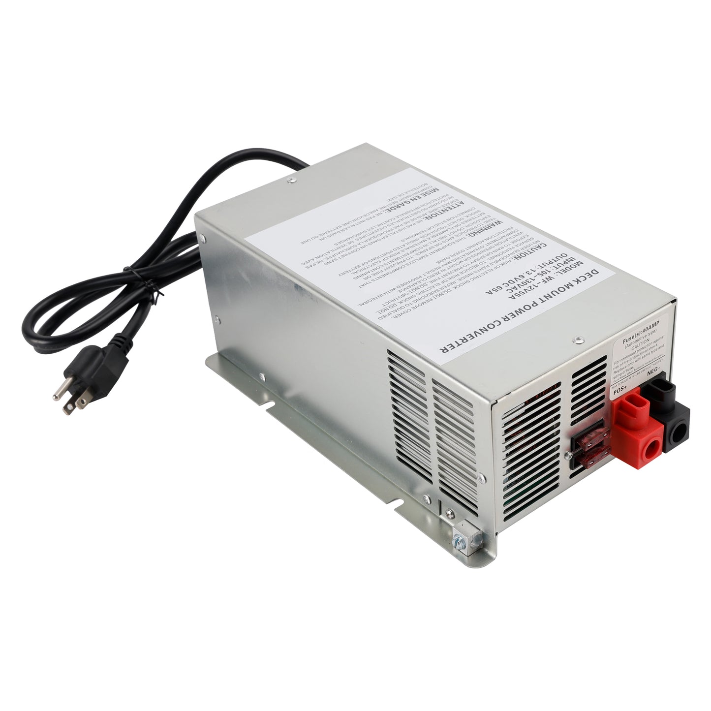RV Trailer Camper WF-9865-MBA 65 Amp WF-9865 Power Converter ChargerOutput wf-8735 Battery Charger