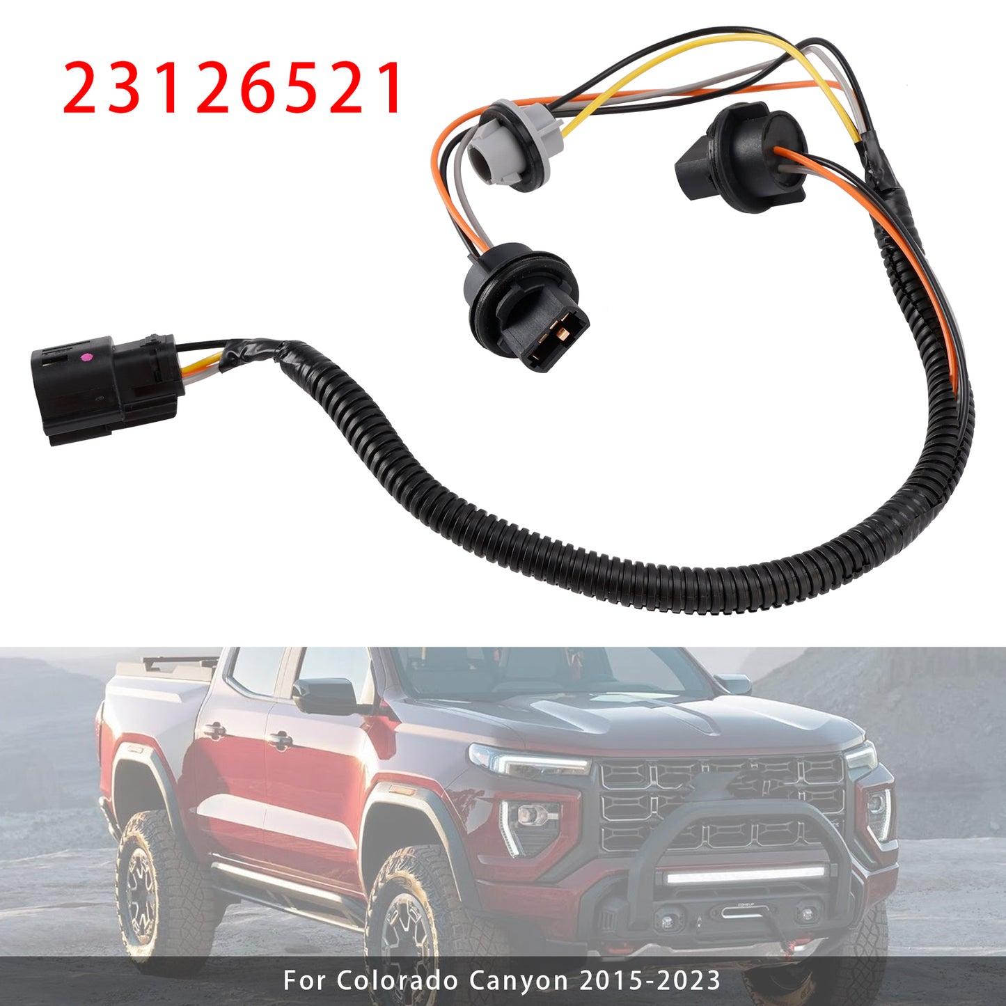 2015-2023 Colorado Canyon 23126521 Tail Light Wiring Harness