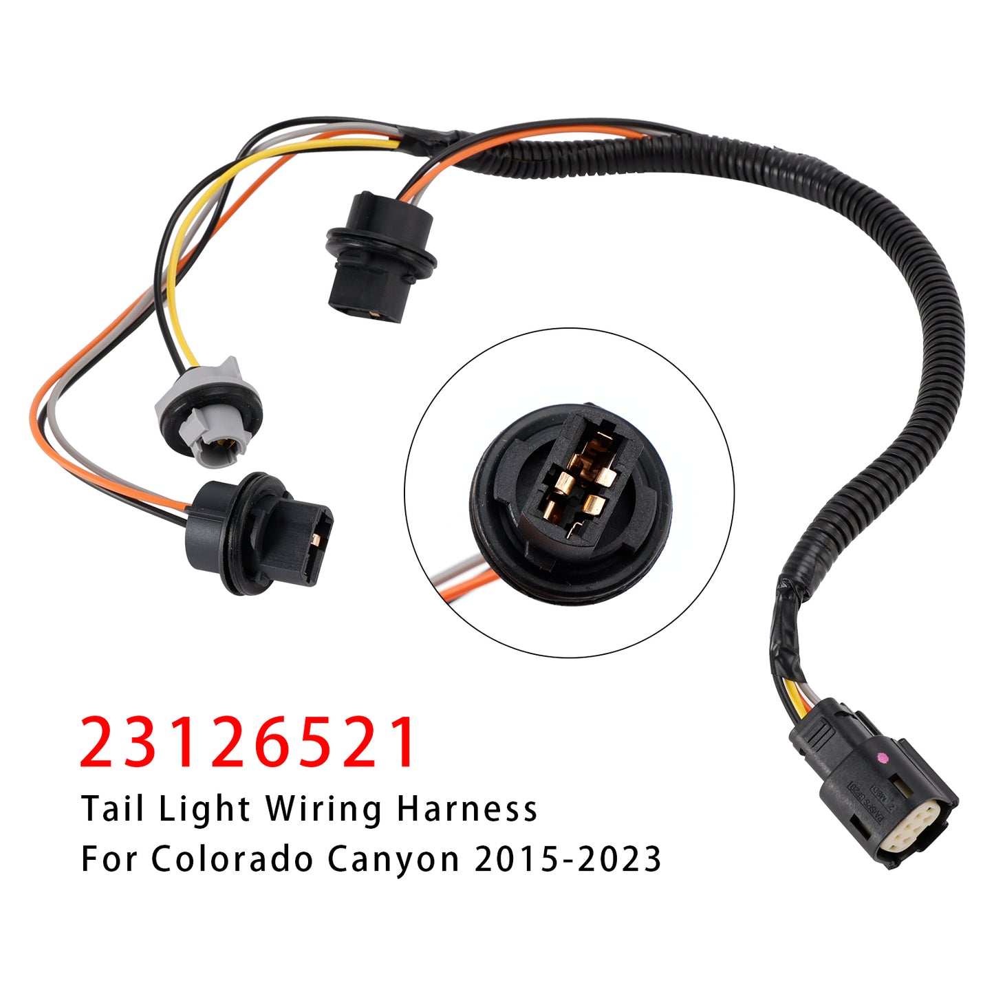 2015-2023 Colorado Canyon 23126521 Tail Light Wiring Harness