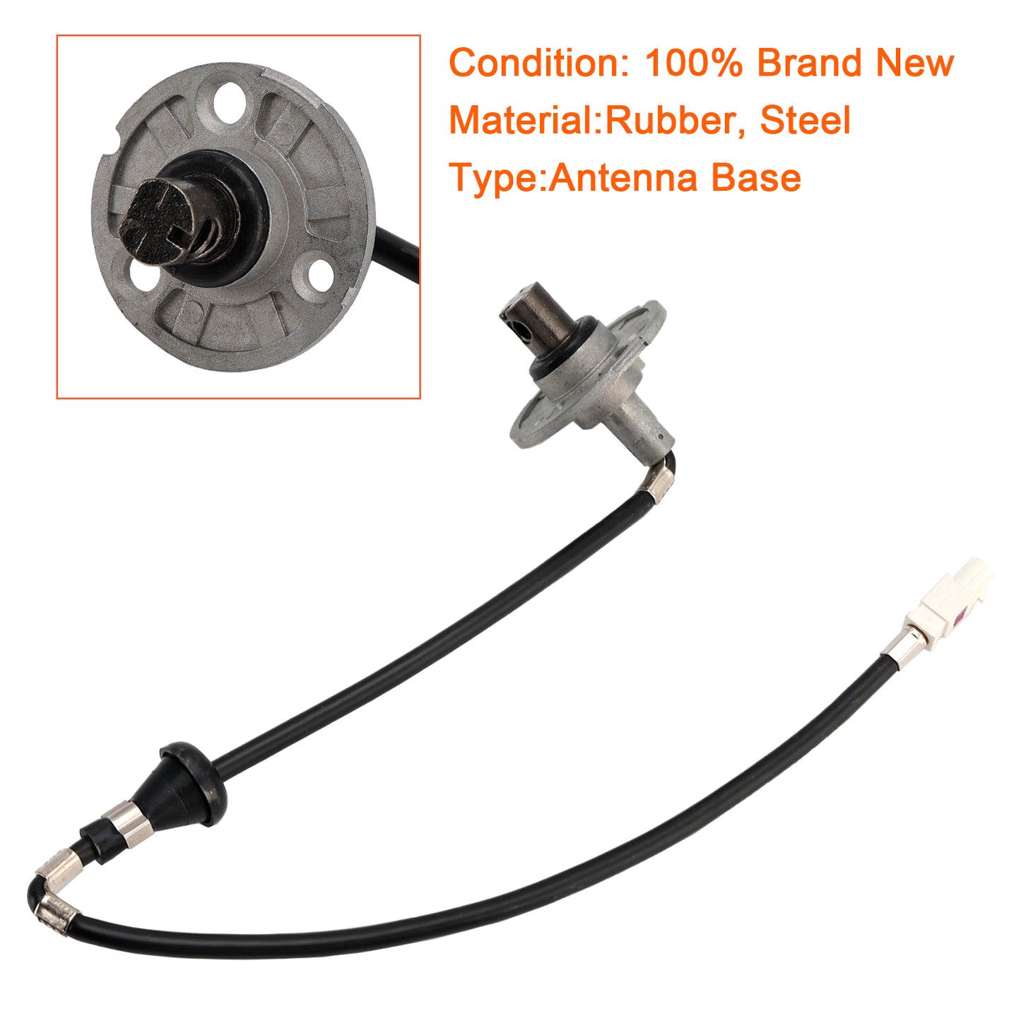 2018-2023 JEEP WRANGLER 2.0L L4 Turbo 56040921AF Antenna Base Bracket W/ Cable