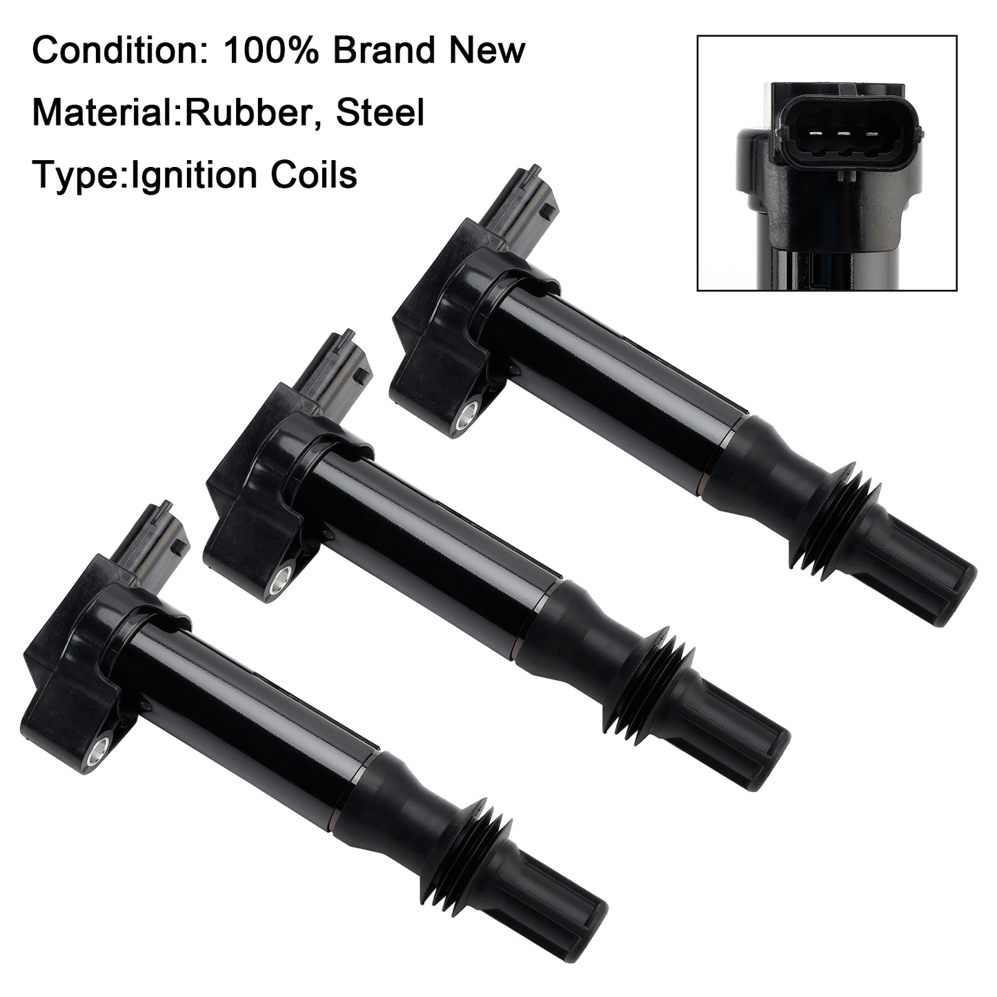 2008 Peugeot 108 208 301 308 9671214580 3x Ignition Coil Pack