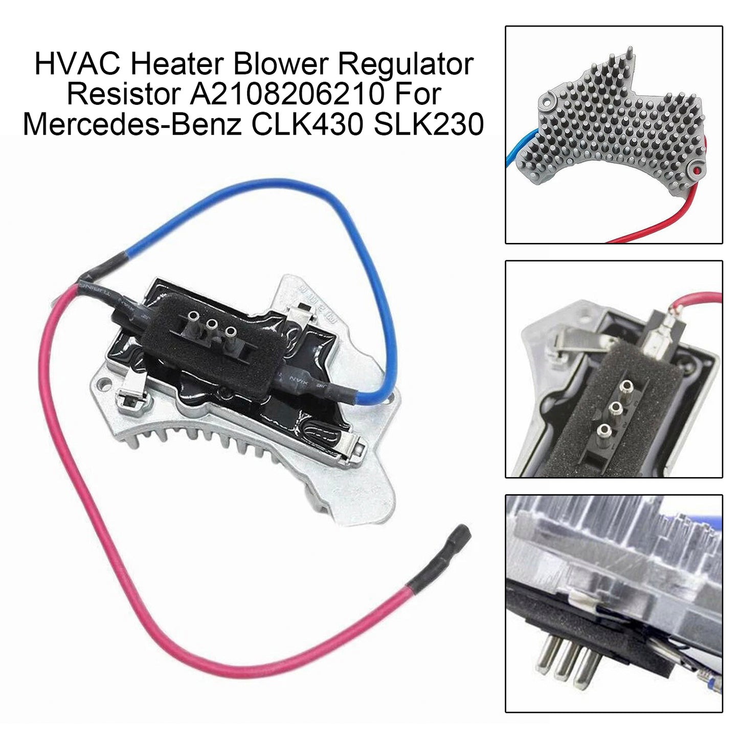1997-2000 Mercedes-Benz C230 W202 W203 5096842AA HVAC Heater Blower Regulator Resistor