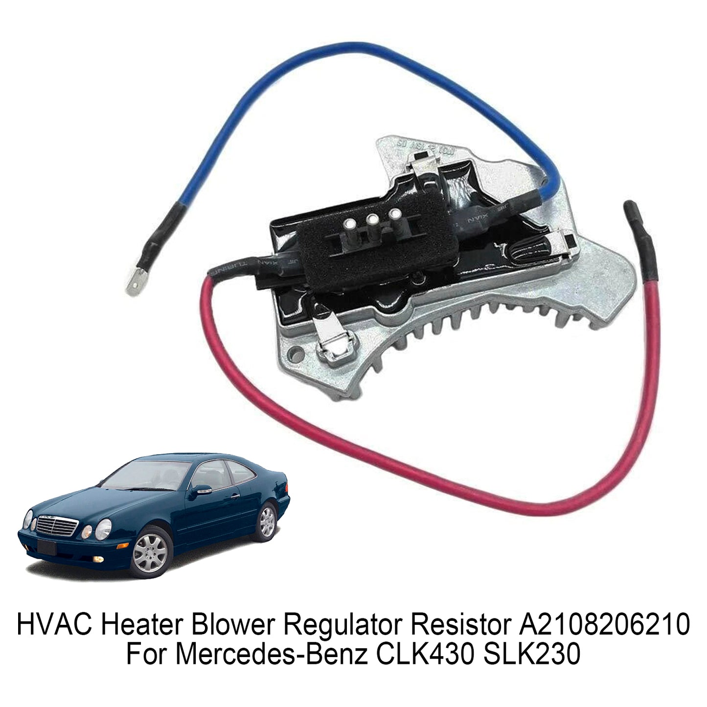 1997-2000 Mercedes-Benz C230 W202 W203 5096842AA HVAC Heater Blower Regulator Resistor