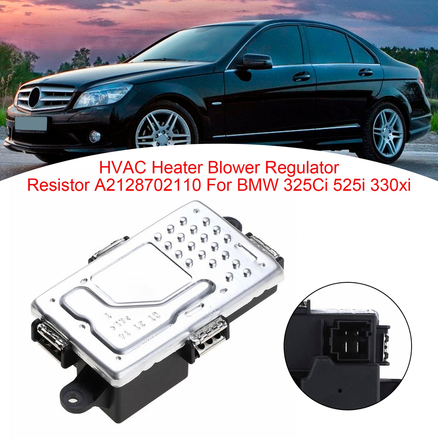 2002-2004 Mercedes-Benz SLK32 AMG R170 5096842AA HVAC Heater Blower Regulator Resistor