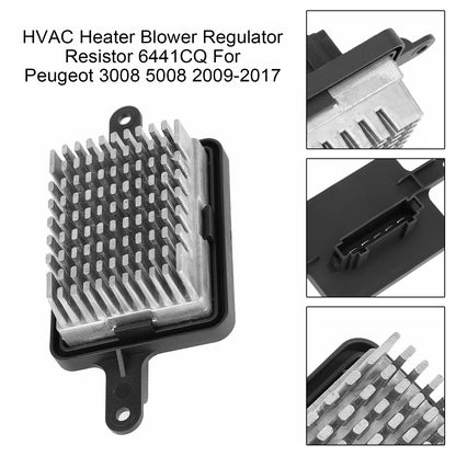 2009-2017 Peugeot 3008 5008 6441CQ HVAC Heater Blower Regulator Resistor