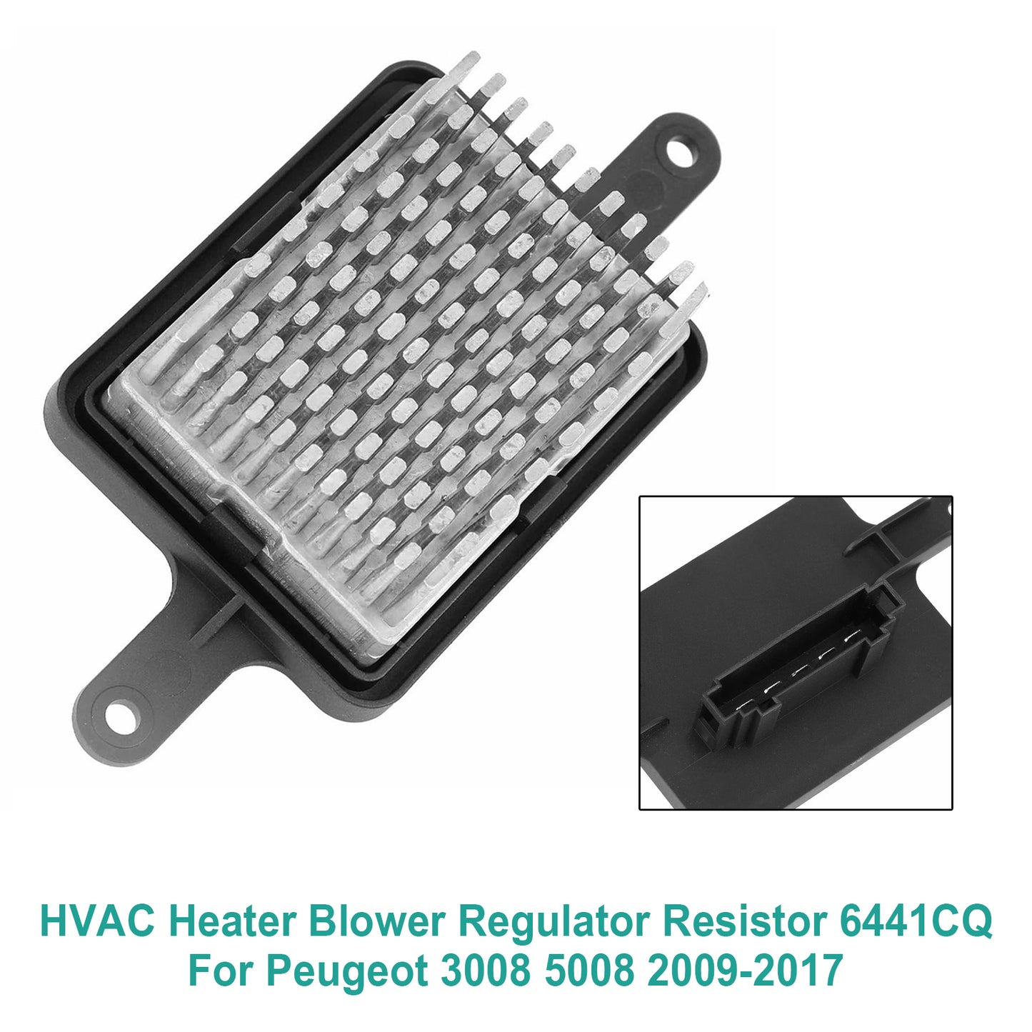 2009-2017 Peugeot 3008 5008 6441CQ HVAC Heater Blower Regulator Resistor