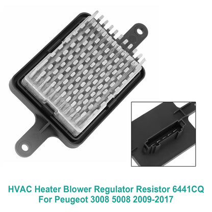 2009-2017 Peugeot 3008 5008 6441CQ HVAC Heater Blower Regulator Resistor