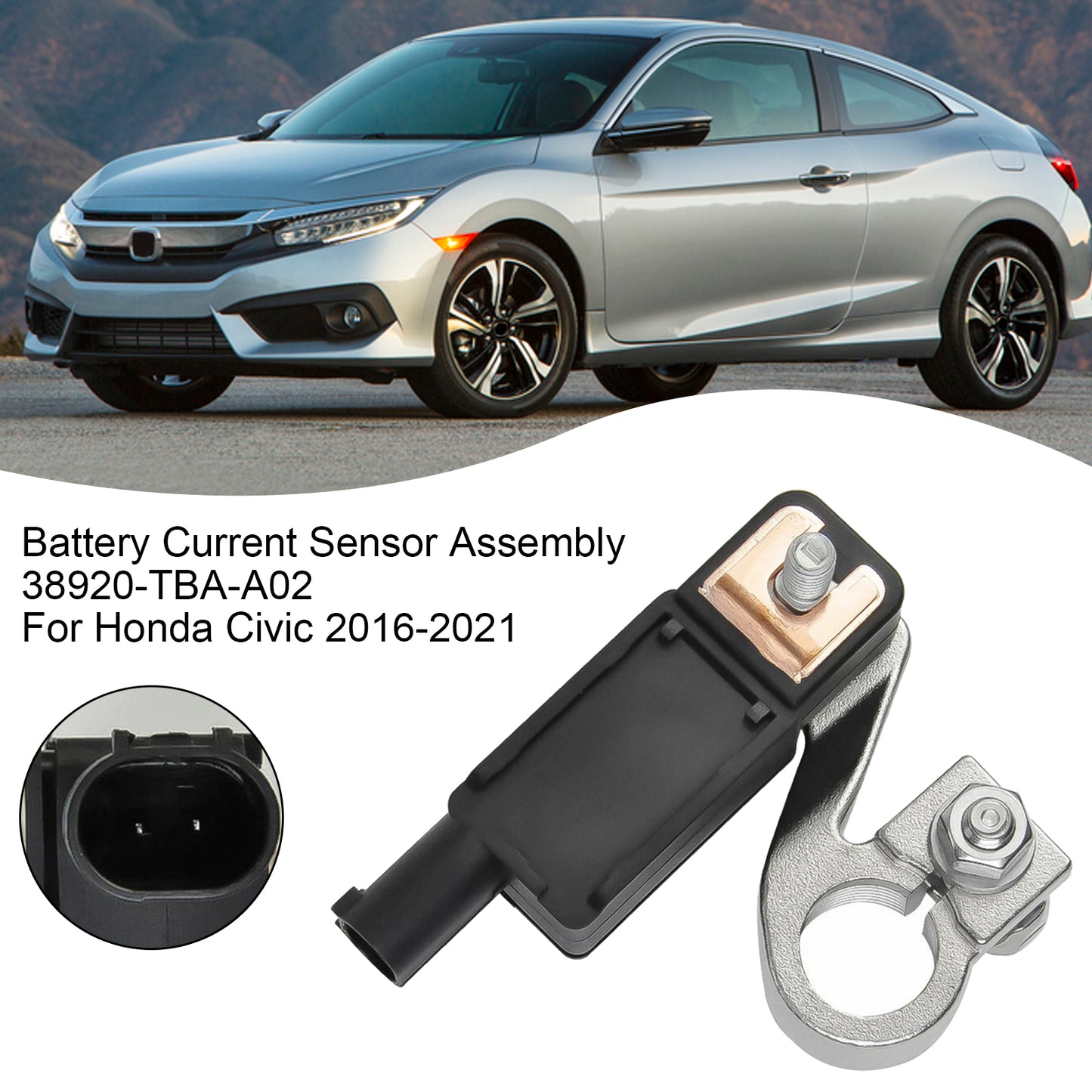 2016-2021 HONDA CIVIC 38920-TBA-A02 Battery Current Sensor Assembly