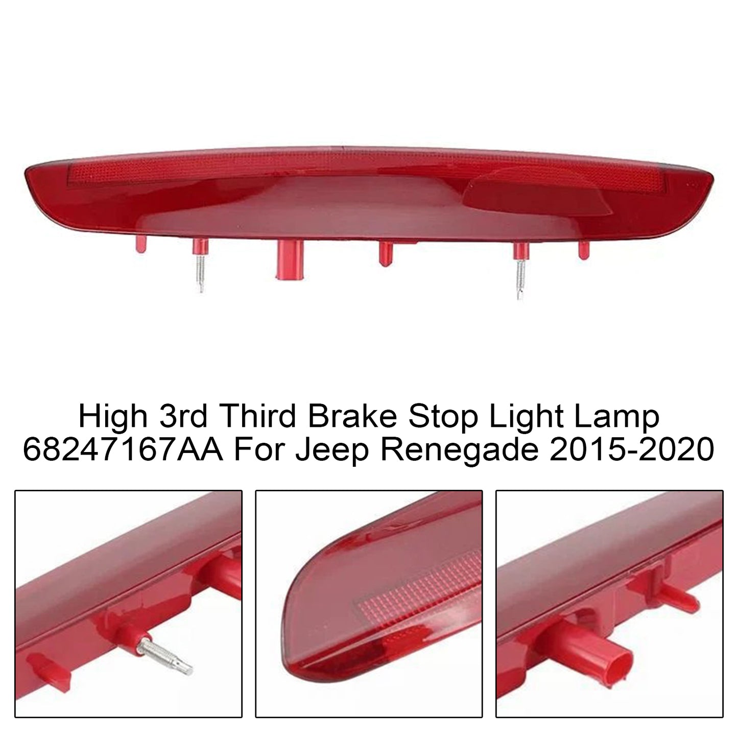 2015-2020 JEEP RENEGADE 68247167AA High 3rd Third Brake Stop Light Lamp