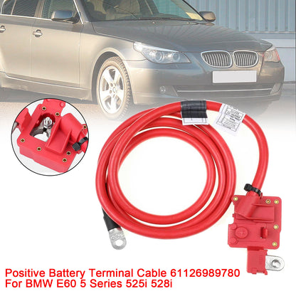 2006-2007 BMW 5 Series 525xi 61126989780 Positive Battery Terminal Cable