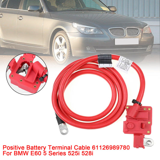 BMW E60 5 Series 525i 528i 61126989780 Positive Battery Terminal Cable