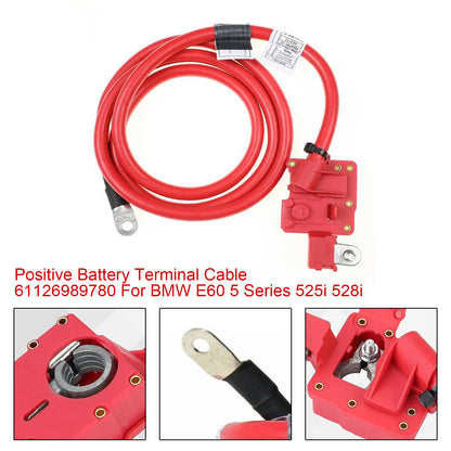 2006-2007 BMW 5 Series 525xi 61126989780 Positive Battery Terminal Cable