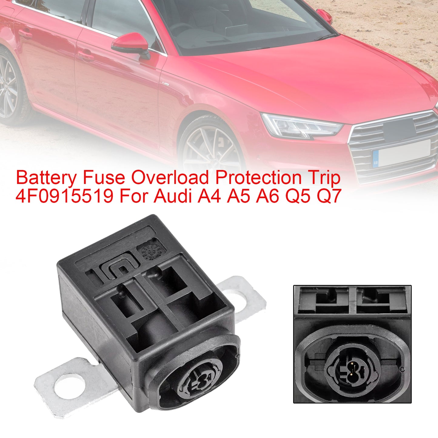 2017-2021 AUDI A8 A8L S8 4N 4N0915519 Battery Fuse Overload Protection Trip