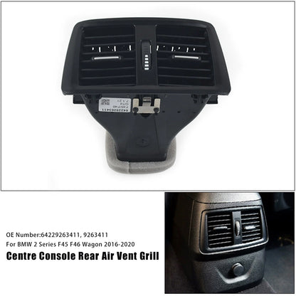 2016-2020 BMW 2 Series F45 F46 Wagon 64229263411 Centre Console Rear Air Vent Gril