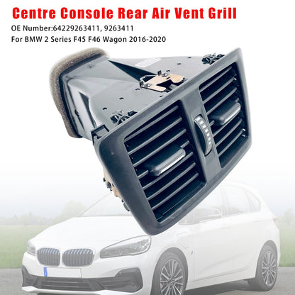 2016-2020 BMW 2 Series F45 F46 Wagon 64229263411 Centre Console Rear Air Vent Gril