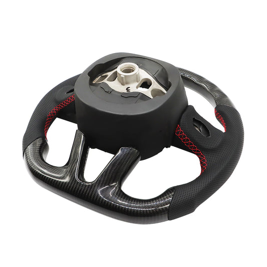 2015-2023 Dodge Challenger Carbon Fiber Heated Steering Wheel Fit Dodge