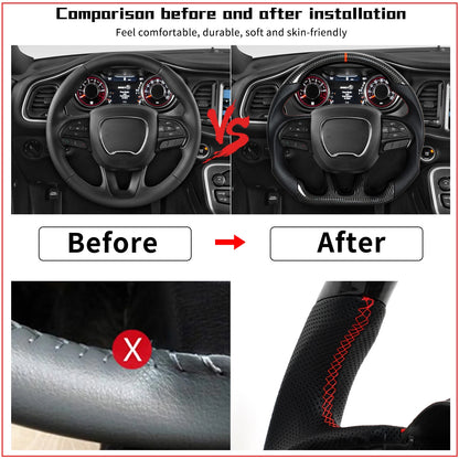 2015-2023 Dodge Durango Carbon Fiber Heated Steering Wheel Fit Dodge