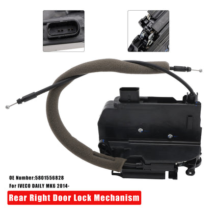 2014- IVECO DAILY MK6 5801556828 Rear Right Door Lock Mechanism