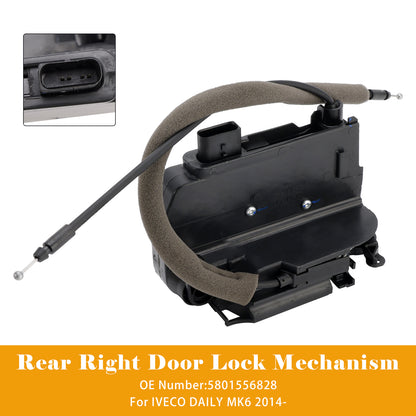 2014- IVECO DAILY MK6 5801556828 Rear Right Door Lock Mechanism