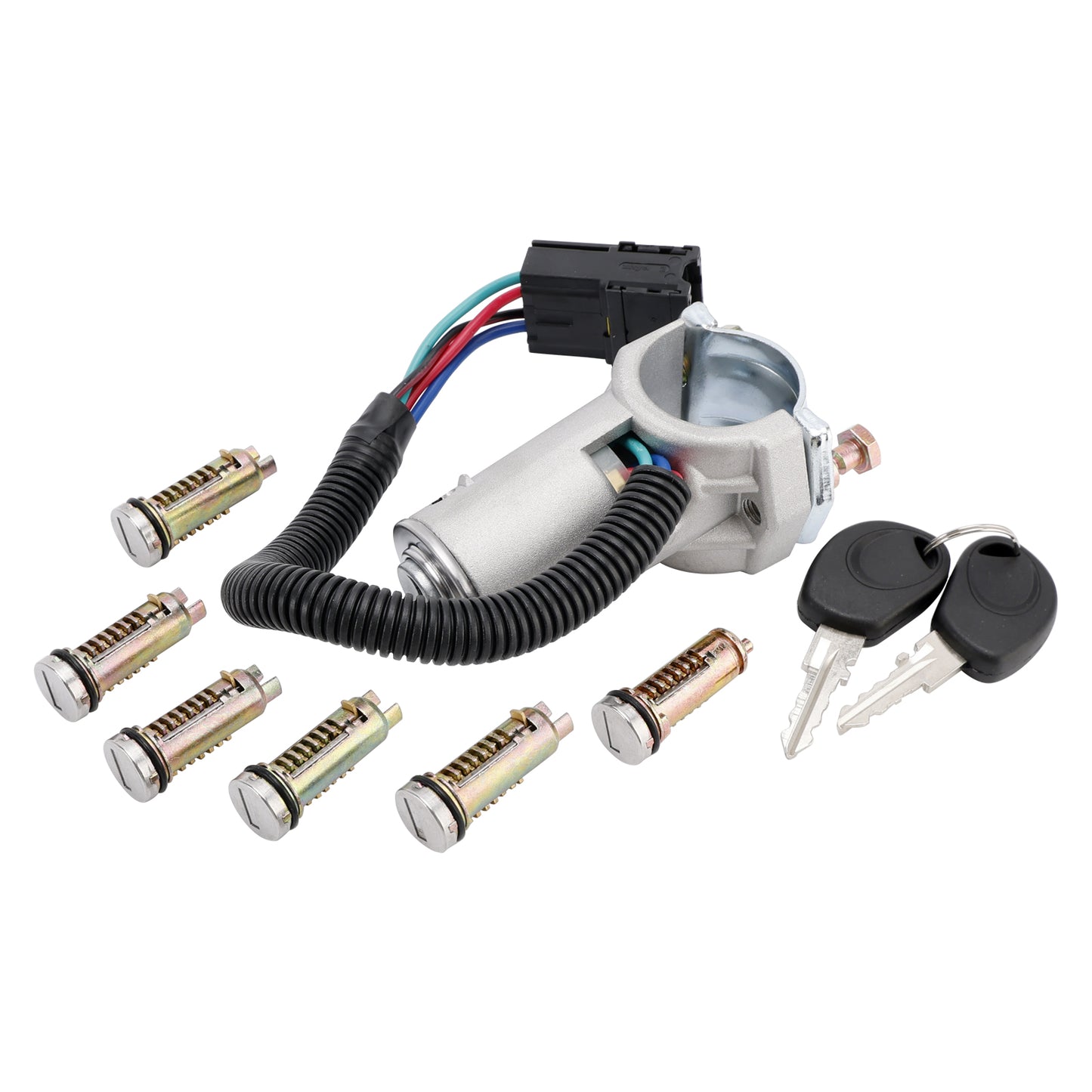 2006-2011 Iveco Daily IV Bus 2996075 Ignition lock + 6x locking cylinder + key