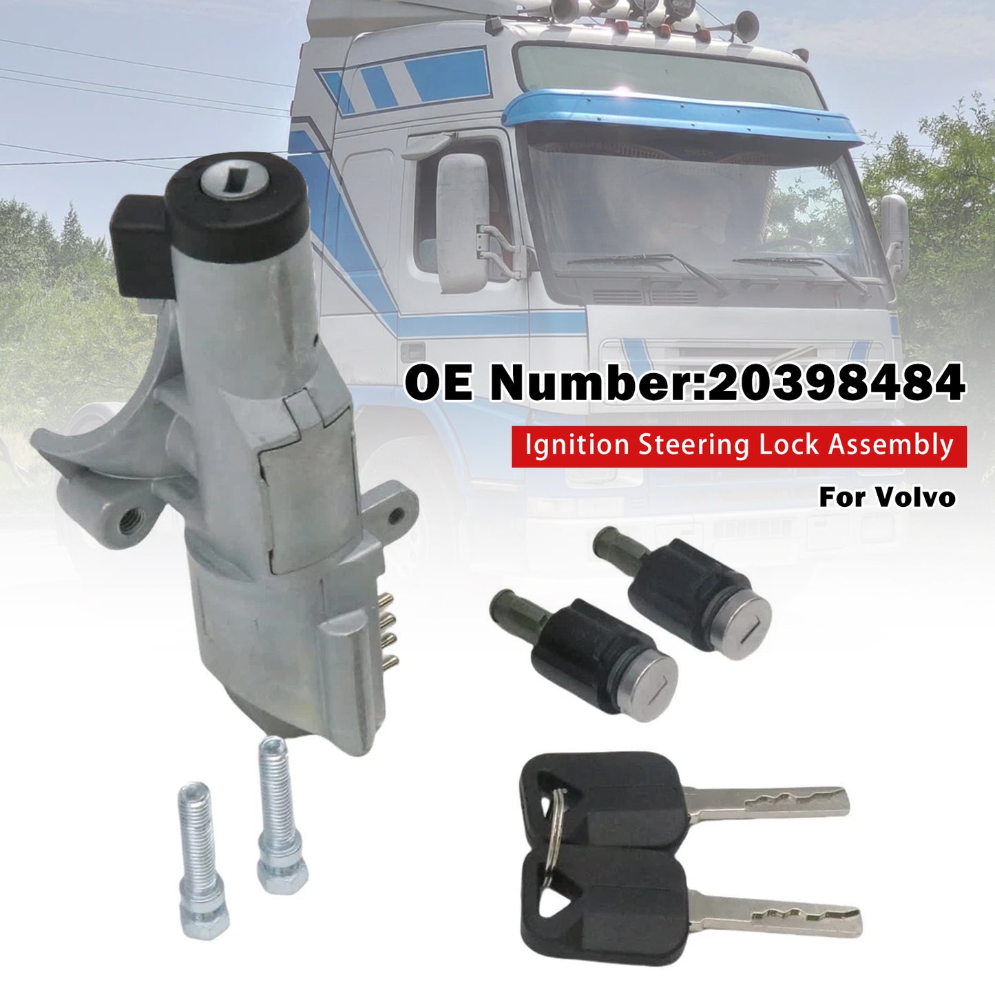 Volvo FM10 1095710 Ignition Steering Lock Assembly