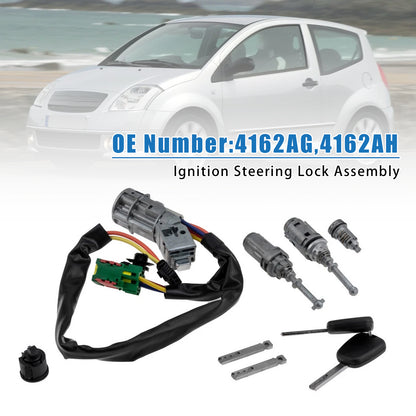 2002- Citroen C3 4162AG Ignition Steering Lock Assembly