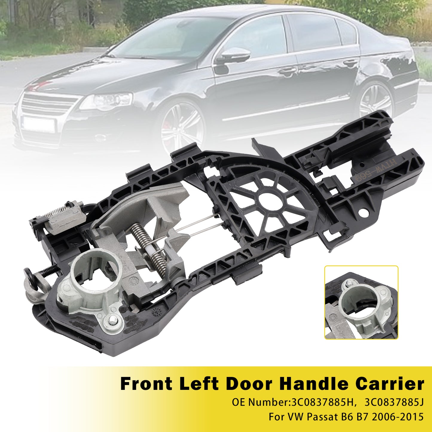 Door Handle Carrier 2006-2015 VW Passat B6 B7 3C0837885H