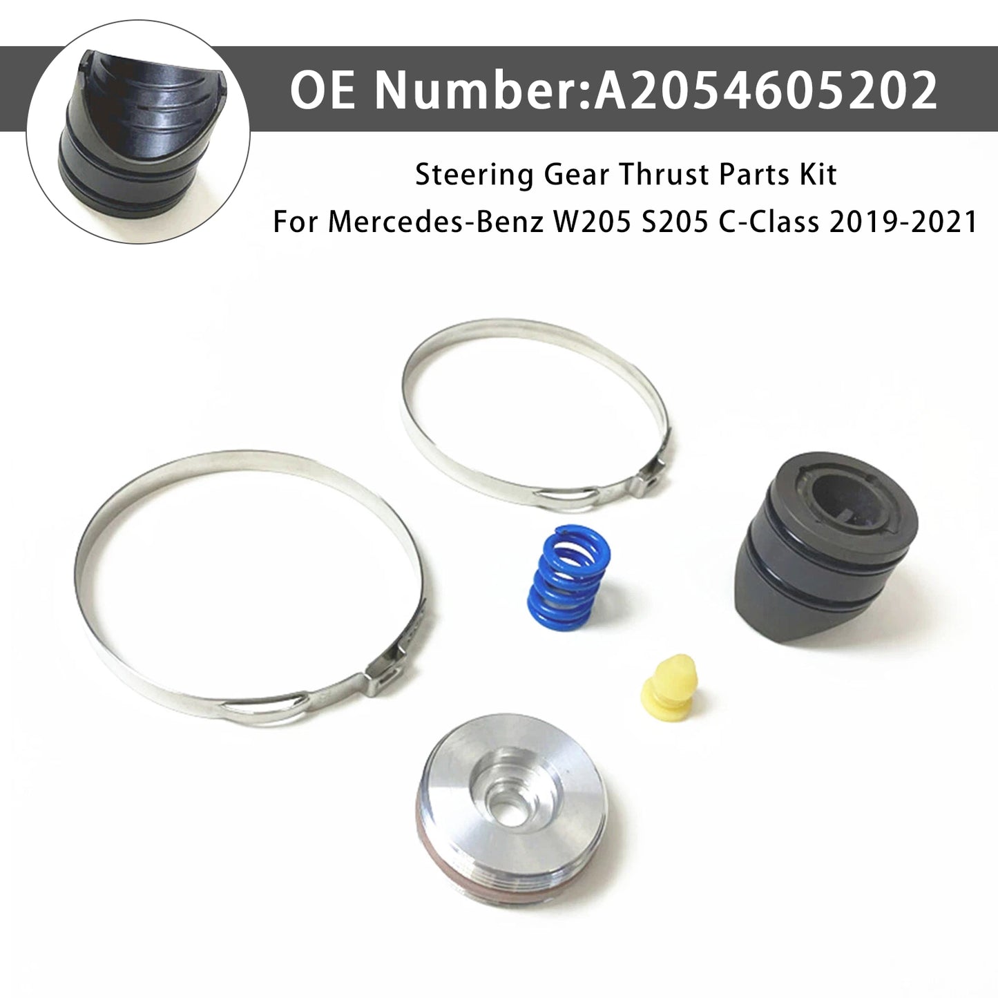 2019-2021 Mercedes-Benz W205 S205 C-Class Steering Gear Thrust Parts Kit