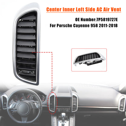 Center Dash A/C Air Vent 2011-2018 Porsche Cayenne 958 7P5819727E