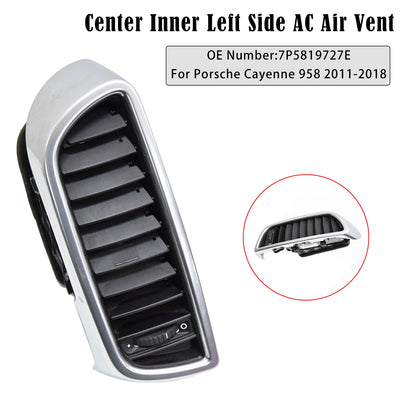 Center Dash A/C Air Vent 2011-2018 Porsche Cayenne 958 7P5819727E
