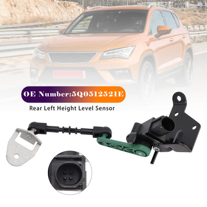 2014- VW Passat B8 3G2 3G5 5Q0512521E Rear Left Passenger Side Height Level Sensor