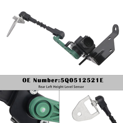 2014- VW Passat B8 3G2 3G5 5Q0512521E Rear Left Passenger Side Height Level Sensor