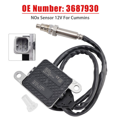 Cummins 11.9L 15L ISX15 3687930 Nitrogen Oxide NOx Sensor 12V Fit