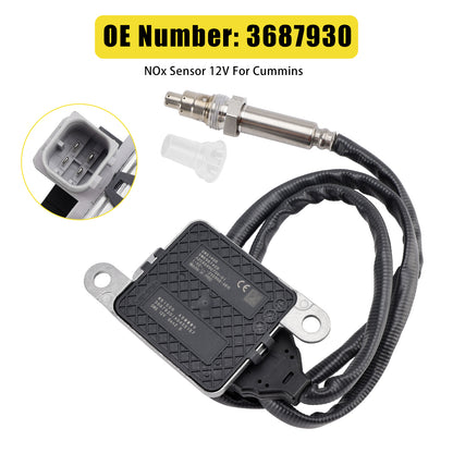 Cummins 11.9L 15L ISX15 3687930 Nitrogen Oxide NOx Sensor 12V Fit
